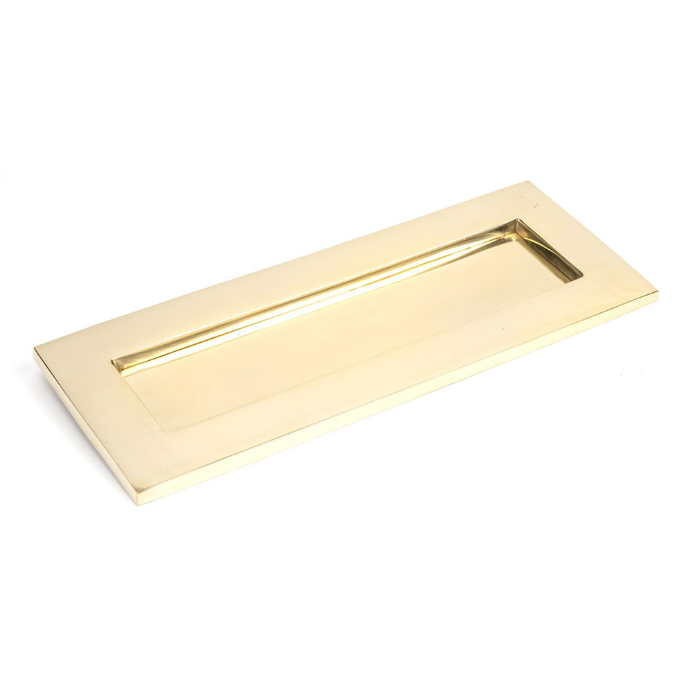 From the Anvil Small Letter Plate - Polished Brass